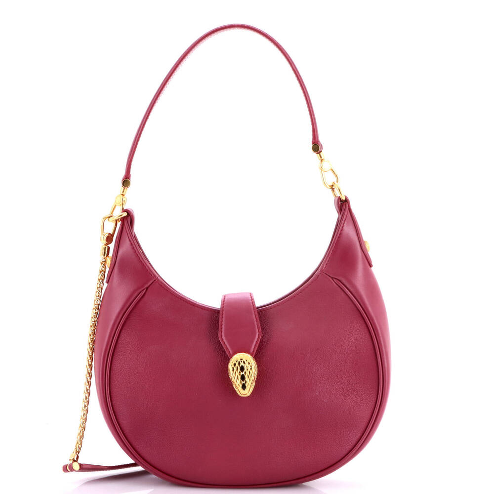 Bvlgari Medium Serpenti Ellipse Crossbody Bag Leather
